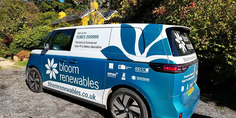 solar EV home charger Devon