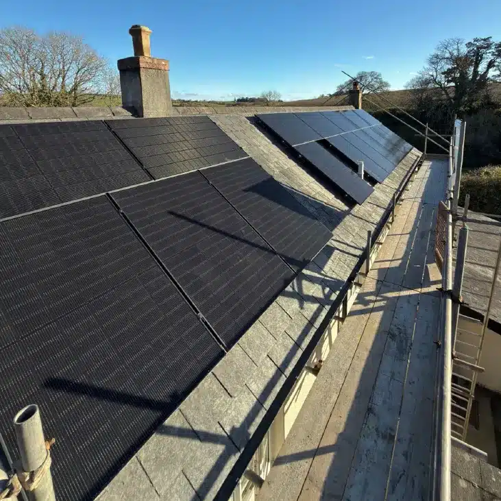 Dartmouth solar panel installation